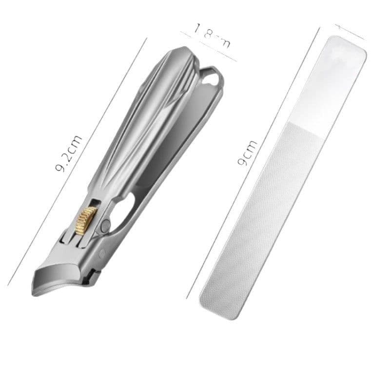 image-Large opening nail clippers anti-splash nail clippers oblique nail clippers gear switch new nail clippers high-end home use