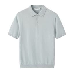 image-Slim-fit Cotton POLO Shirt Men Short Sleeve