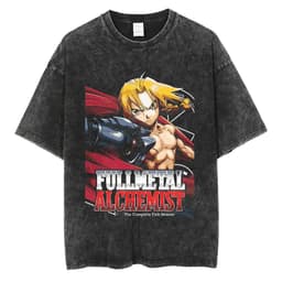 image-Black Cartoon T-Shirt, Breathable, XXXL, Loose Fit, Men's