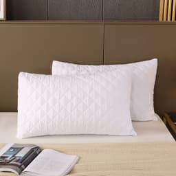 image-ZT009 Quilted Pillowcase - Waterproof Brushed
