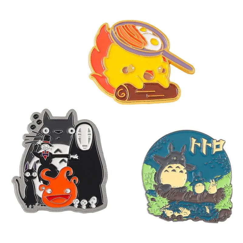 image-Anime Flame Cartoon Character Brooch