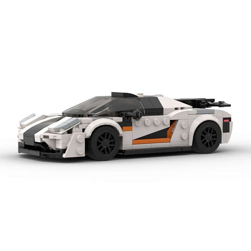 image-MOC Compatible Lego Speed Series Koenigsegg One 8-Grid Racing Car Building Blocks