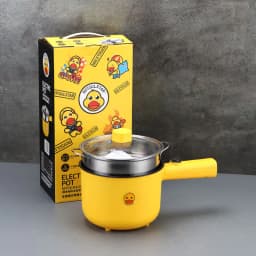 image-Little Yellow Duck Electric Hot Pot Stainless Steel