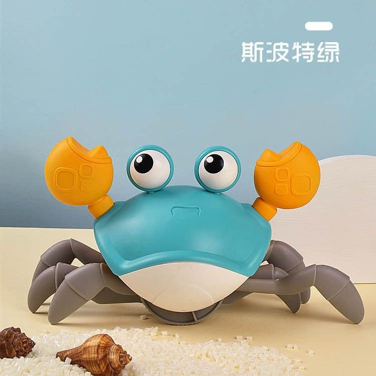 image-Electric Induction Crab Toy - Walking Crawling Baby