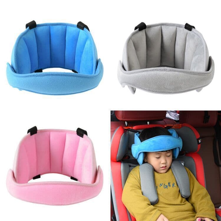 image-Car Baby Head Support Belt - Pink