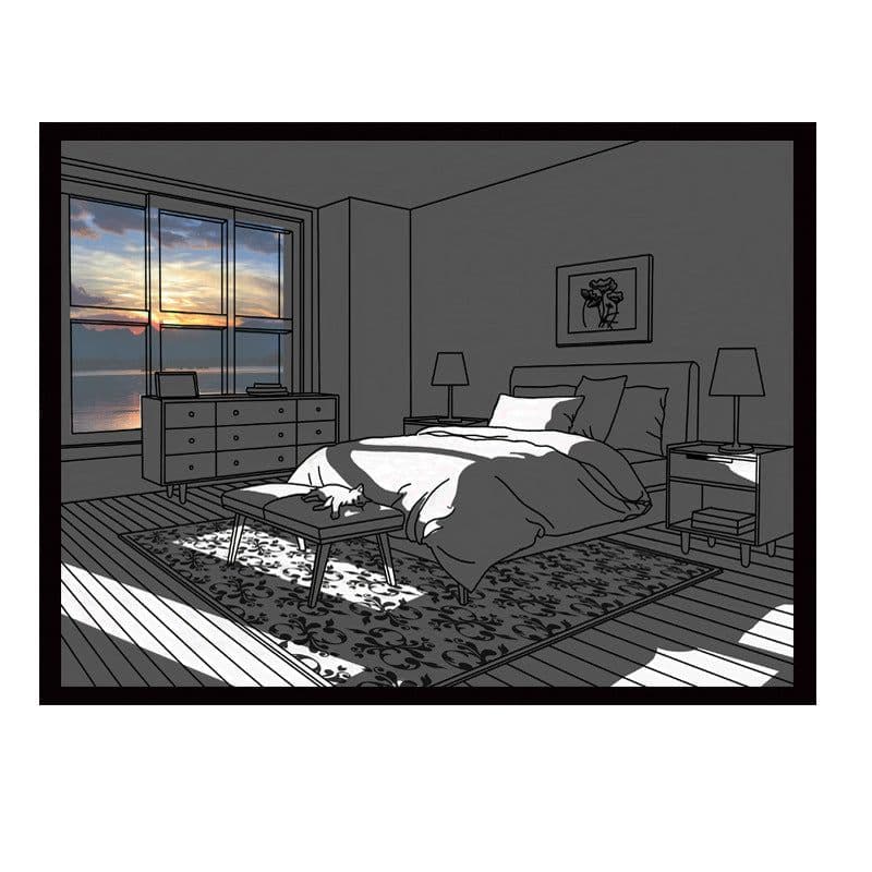 image-LED Canvas Painting 30x40 Modern Smart Control
