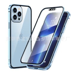 image-Suitable for Apple 13Pro privacy Magneto mobile phone case iPhone13Promax magnetic double-sided glass case