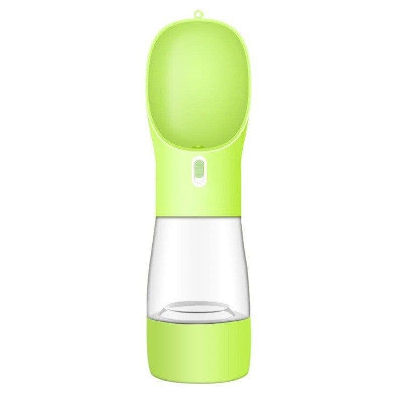 image-Portable Pet Water Bottle, Green, Plastic Travel Cup, Dog Fountain, Cat Drinker