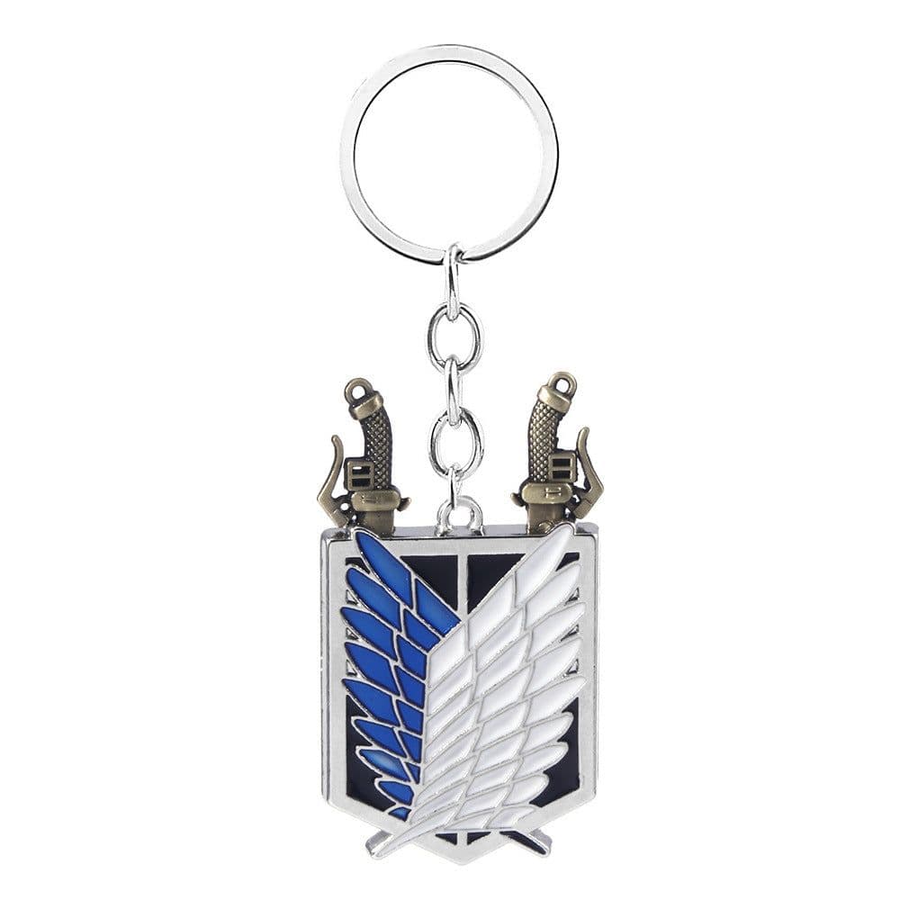 image-Wings of Freedom Attack on Titan Survey Corps Keychain Pendant Necklace