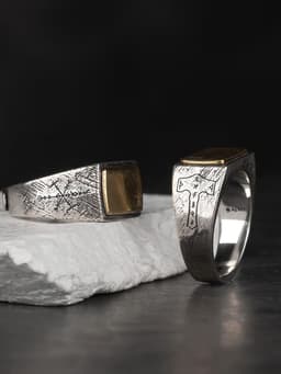 image-GothicLolita Thor's Hammer Ring - Silver Copper