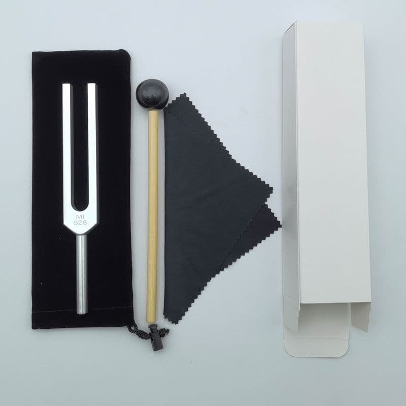 image-Factory direct supply aluminum alloy MI528 tuning fork cross-border export 528hz tuning fork yoga 528c gift logo tuning fork