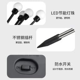image-Cross-border solar lawn lamp garden lamp LED wind-driven firefly ground plug lamp garden decoration festival lamp dynamic