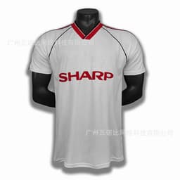 image-Football Jersey - Retro Home Away Long Sleeve Polyester