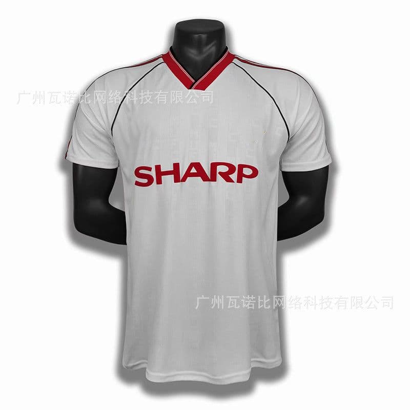 image-Football Jersey - Retro Home Away Long Sleeve Polyester