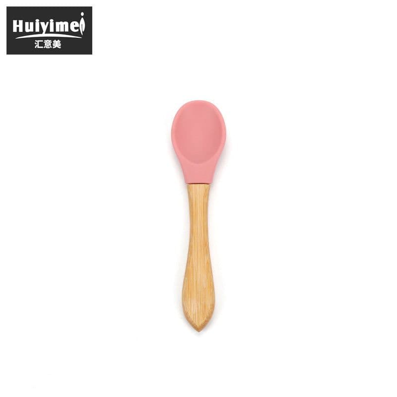 image-Leida Silicone Baby Bowl Set - Purple Anti-Fall Spoon Included