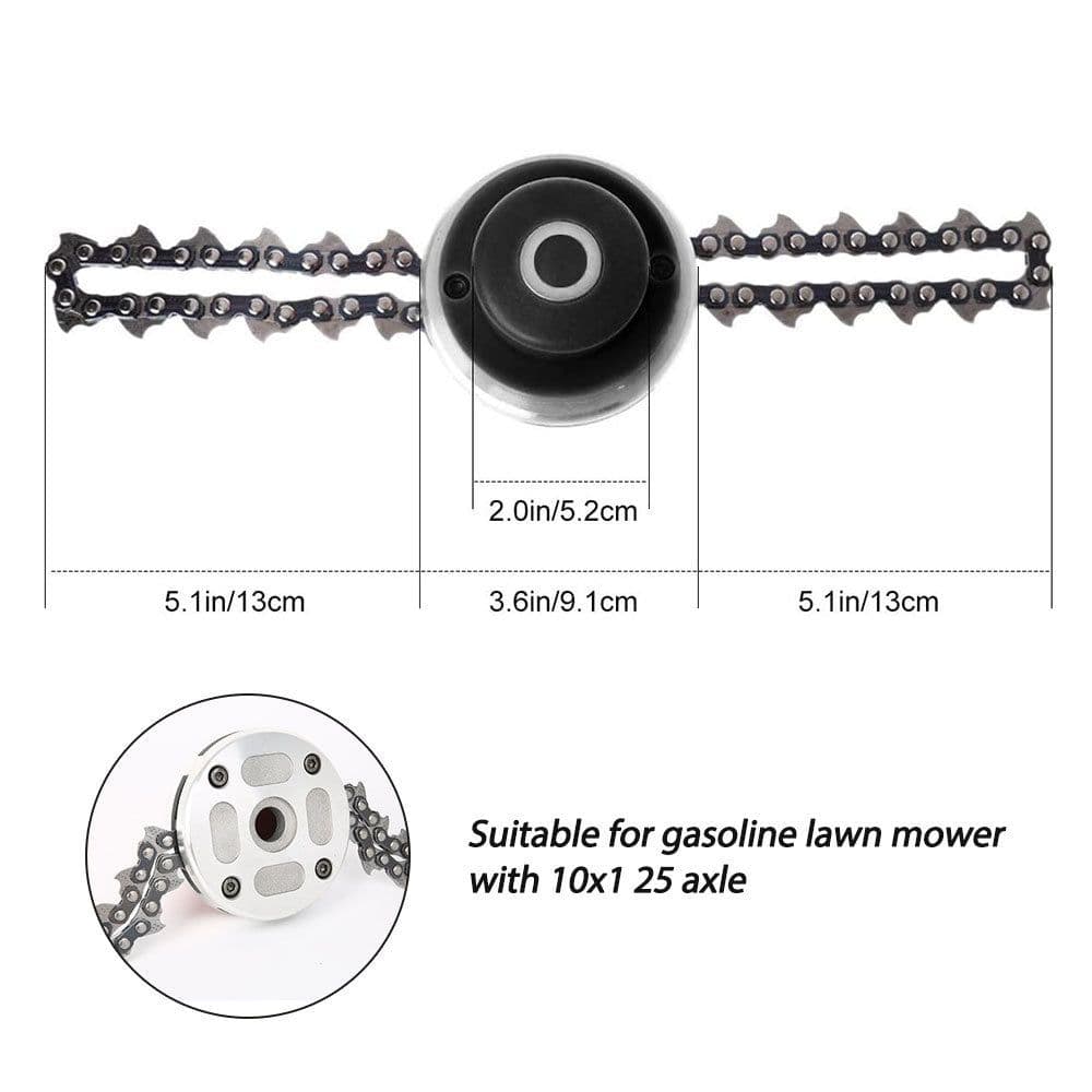 image-Cross-border Electric Nylon Chain Multi-Functional Durable Mower Head