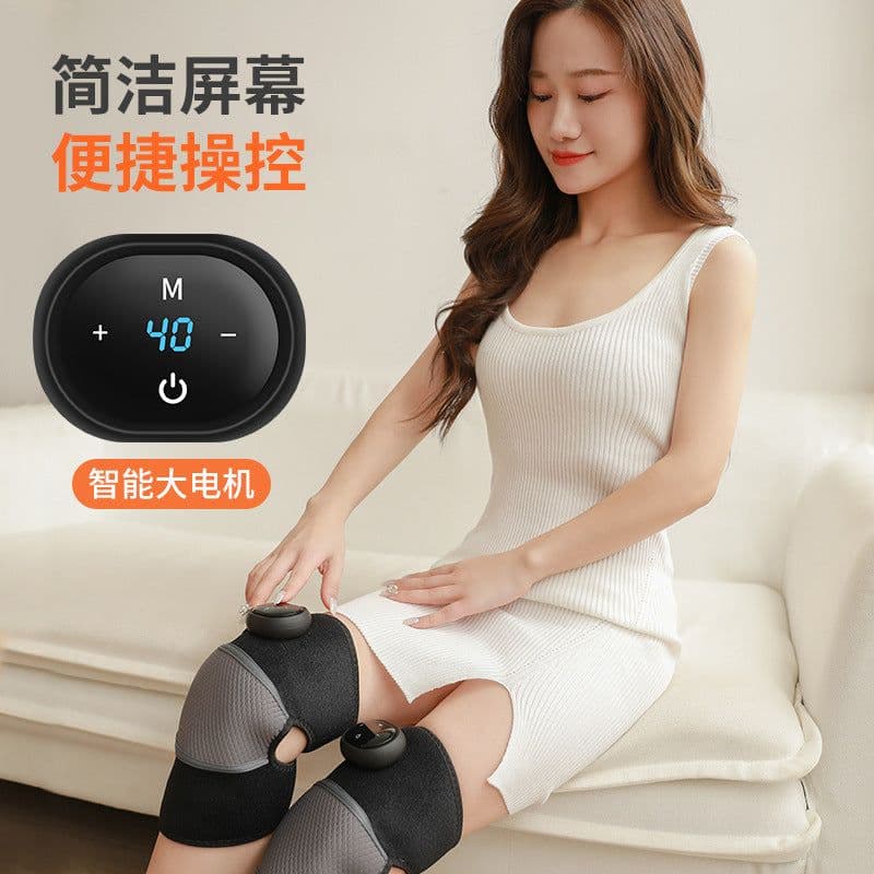 image-Canson Knee Massager - Electric Heating Wireless Black