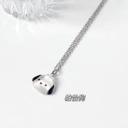 image-Original Japanese cute Sanrio couple necklace thin flashing cinnamon dog Pacha dog pendant boudoir honey necklace