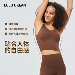 image-LULU UKEAN Sports Bra XL Gray Blue 3/4 Cup