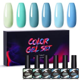 image-Nee Jolie UV Gel Nail Polish Set - 6 Colors 8.5ml