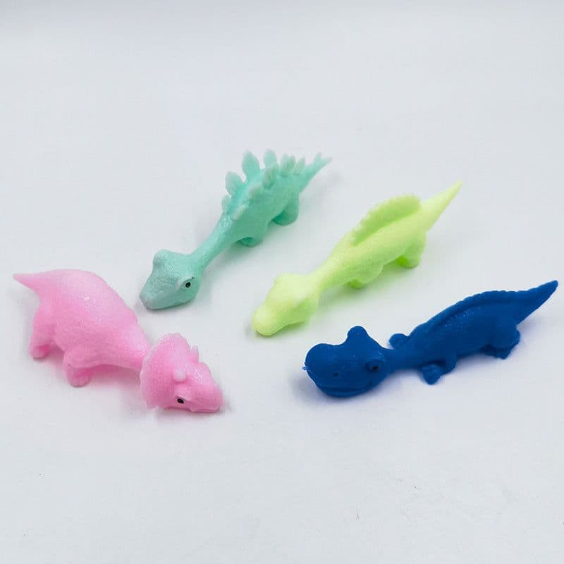 image-Zhijia TPR Catapult Dinosaur Toy - Kids Launch Slingshot