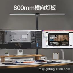 image-Amazon LED eye protection clip light learning reading work writing wireless remote control dimming color computer screen fill light