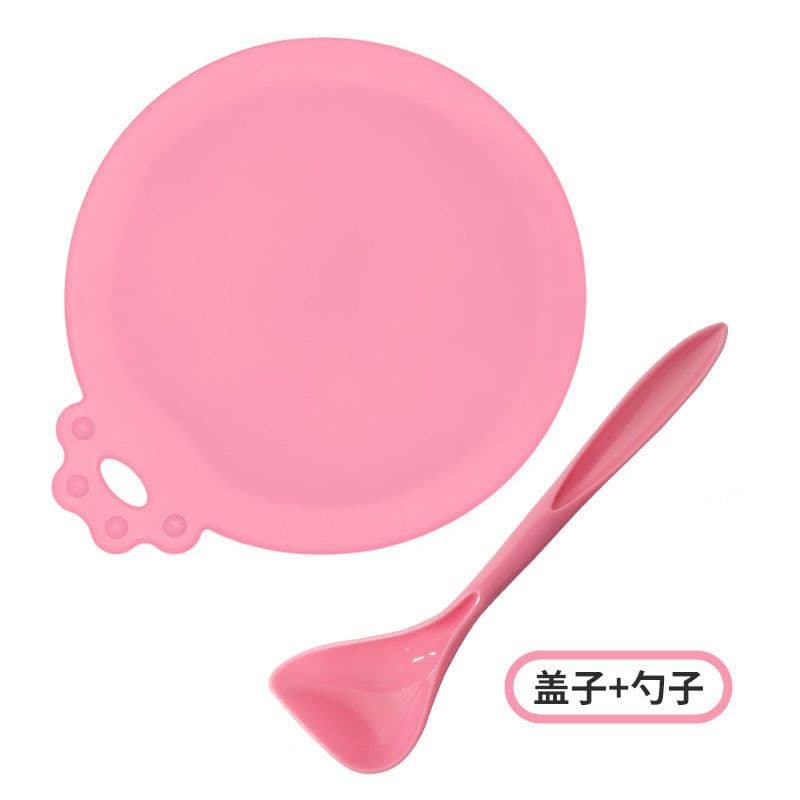 image-Silicone Pet Food Can Lid - Orange