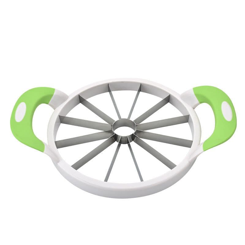 image-Watermelon Splitter - Stainless Steel Fruit Cutter
