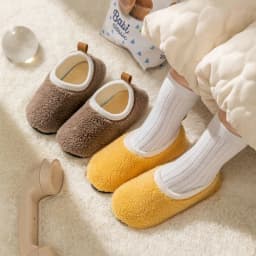 image-Fun and Cute Kids Slippers - Cream Yellow Size 140
