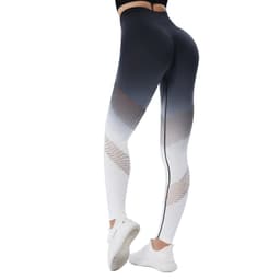 image-Lulu High-Waist Yoga Pants - Autumn Nylon Spandex Quick-Drying