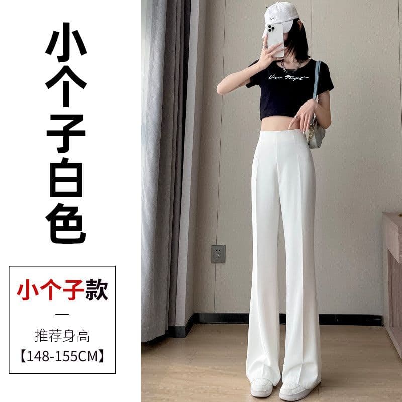 image-Women's High Waist Flared Pants Summer 2023 2XL Neutral Style