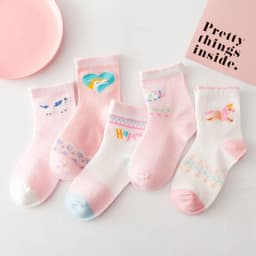 image-Children's Socks Cotton Mid-Tube 9-12 Years