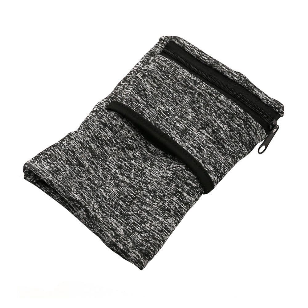 image-Mei Huichen Arm Bag - Running Sports Wrist Bag Black