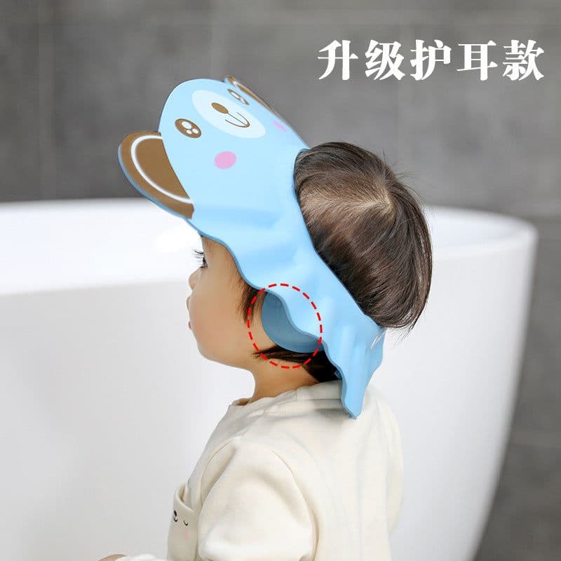 image-Lover of Xin Baby Shower Cap - Yellow Adjustable