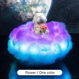image-Cross-border exclusively for LED colorful cloud astronaut light as rainbow effect children’s night light creative gift astronaut decoration