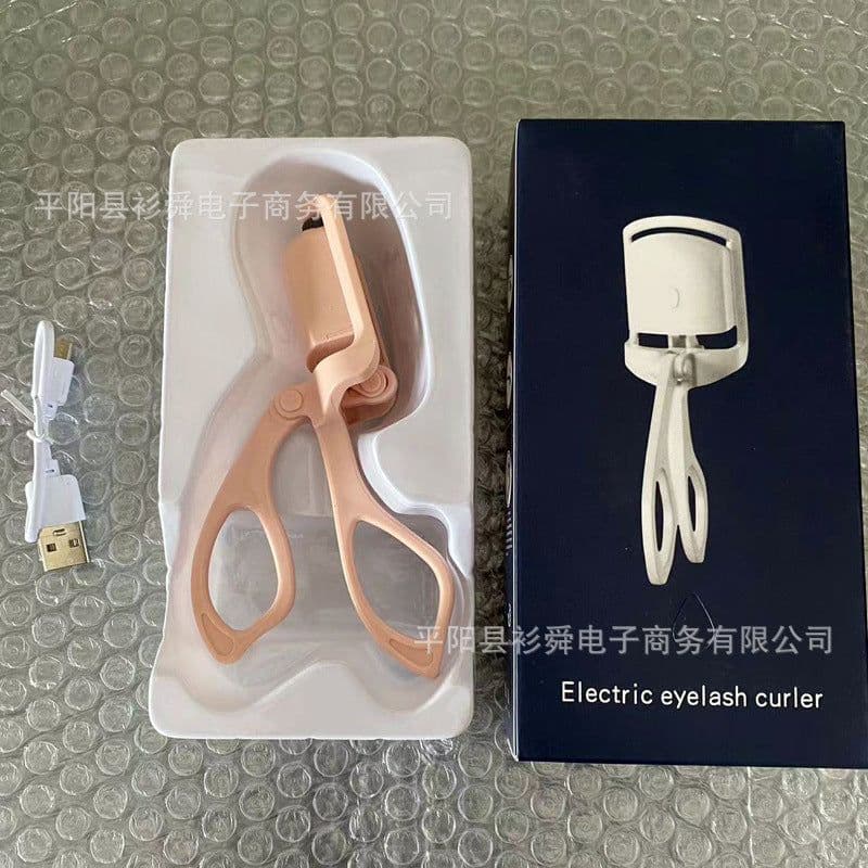 image-Electric Eyelash Curler Rechargeable Heated - Pink