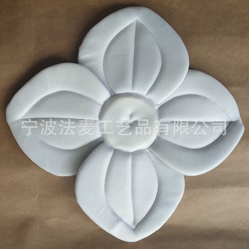 image-Amazon Cross-border Baby Shower Bath Mat Newborn Flower Bath Mat Sun Flower Sink Face Wash Cushion Compression