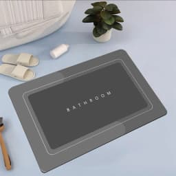 image-Cross-border exclusively for diatom mud soft mats, strong water and moisture absorption mats, toilets, bathrooms, anti-slip mats, quick-drying mats