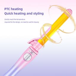 image-Hair Curler - Pink Purple Ceramic 40W Auto Wave