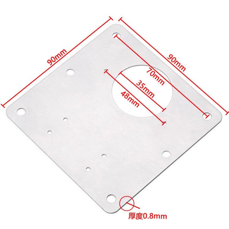 image-Manufacturer hinge hole repair steel plate installation panel cabinet door hinge fixed plate installation piece furniture hardware accessories