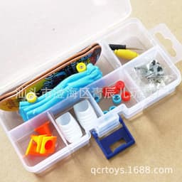image-Finger Skateboard DIY Toy Set - Plastic Combination Tool - Teens (7-14)