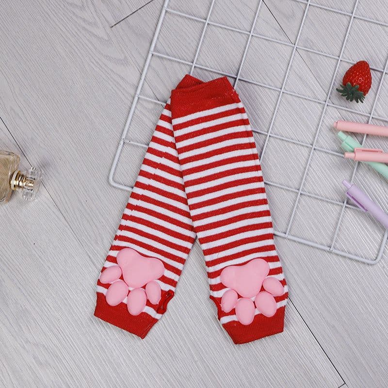 image-Cat Claw Pad Thigh Socks - Black Lolita Anti-Slip