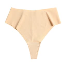 image-High Waist Breathable Cotton Crotch Underwear, XL, Ice Silk T-Shape