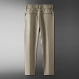 image-2023 Spring Ice Silk Casual Pants Trousers Men's Pants-808-Young and middle-aged men's clothing for high school students