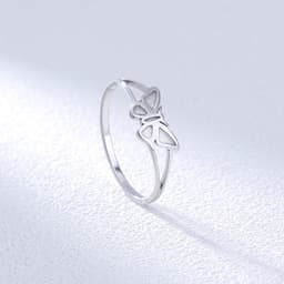 image-Nooxian Stainless Steel Ring - Blue Pentagram Size 8
