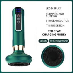 image-Rechargeable Heating Scraping Massage Device - White