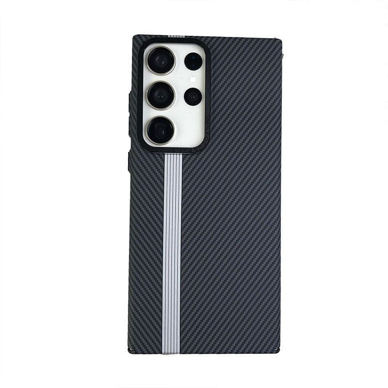 image-Samsung S24 Ultra PC Case - Carbon Fiber Magnetic Cover