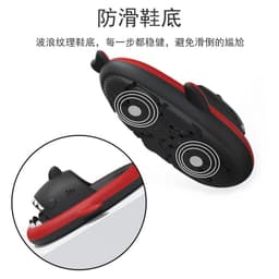 image-Cross-border cow shark sandals and slippers for men at home
