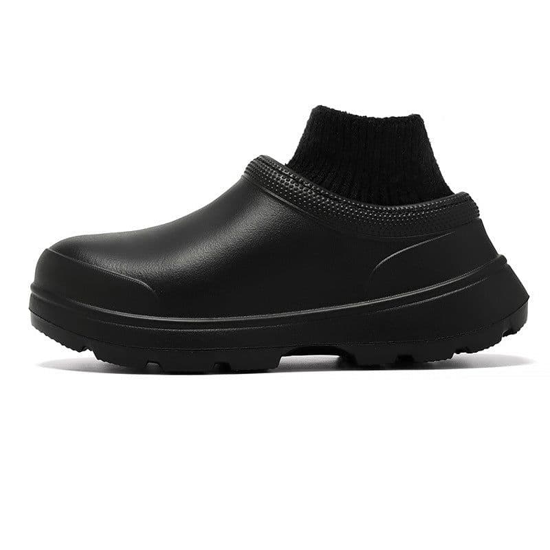 image-Men's Waterproof Kitchen Shoes, Non-Slip Rain Boots, EVA Foam Sole, Size 44-45