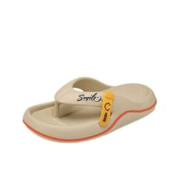 image-EVA Flip-Flop Sandals - Black Men's Lightweight Trendy Beach Slippers 44-45